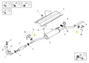Schéma Silentbloc d'échappement Ligier et Microcar