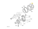 Schéma vilebrequin Aixam moteur Kubota Z402 et Z482