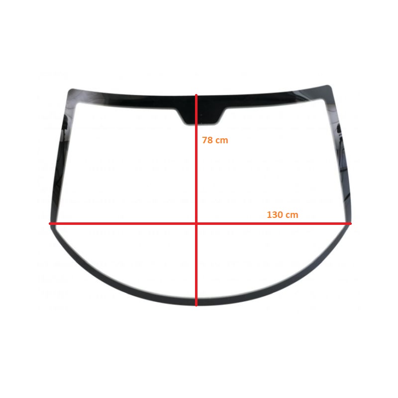 Dimensions Pare-brise Aixam A721- A741- City- Crossline-Scouty 7AA107V