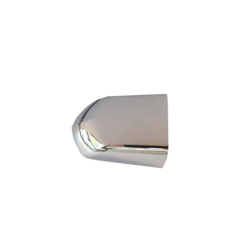 Chrome-plated straight cover for Aixam door handle