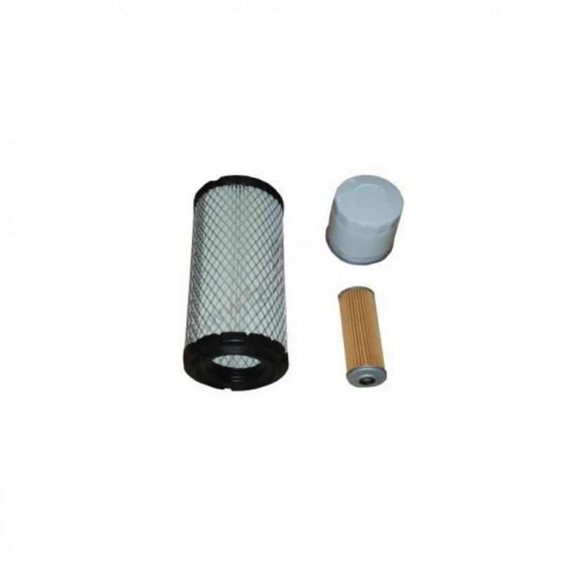 Kit 3 filtres moteur Yanmar avec Filtre à air Cylindrique