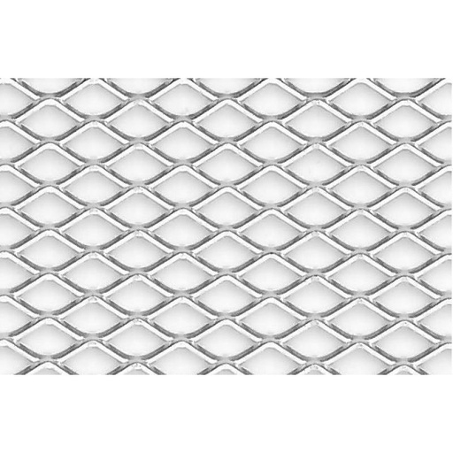 [FZ1000481] Grille de pare chocs hexagonal 30x1250 aluminium
