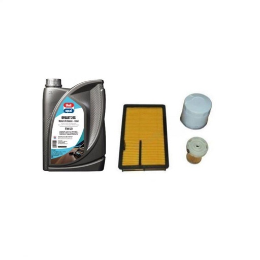 [FZKITFILKUB02H] Kit 3 filters for Aixam Apres 2003 + 2 Litres oil