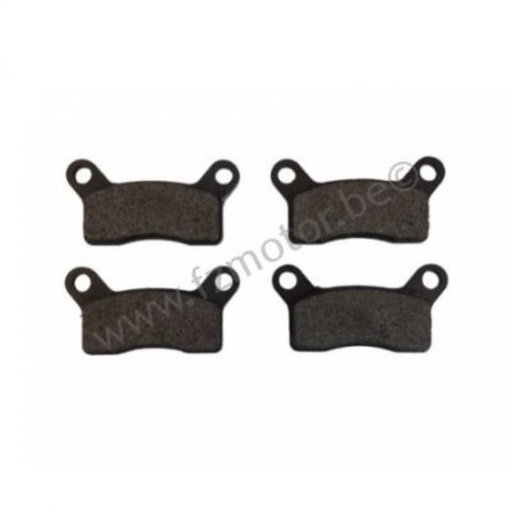 [F0040000735] Set of 4 Casalini rear brake pads - Bellier B8