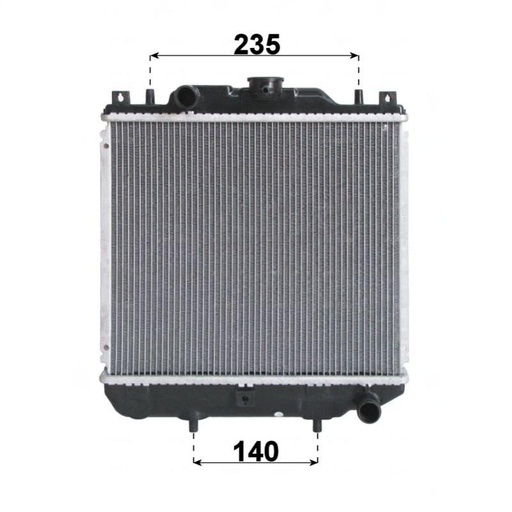 [1758072060] Radiator Aixam Kubota engine Z402 - Z482